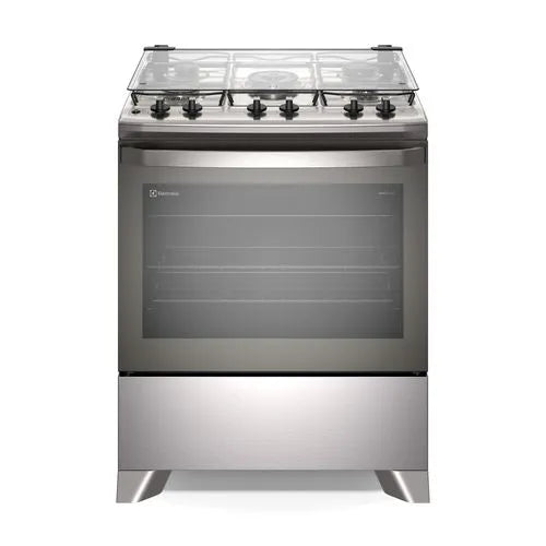 Fogão Electrolux 5 Bocas FE51C Perfect Cook e Vapor Bake – Cinza – BIVOLT