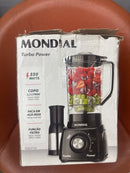 Liquidificador Mondial Turbo Power, Preto, 550W, 110V - L-99 FB