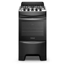 Fogão CONTINENTAL FC4LP 4 bocas automático - preto BIVOLT