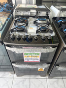 Fogão de Piso 4 Bocas Electrolux Experience FE4DG Cinza Bivolt com Mesa de Vidro