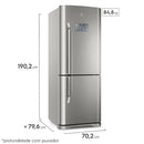 Refrigerador Electrolux DB53X 454L Frost Free – Inox – 127V