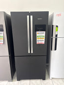 Geladeira Brastemp BRO85MK French Door Inverse Frost Free 559L Black Inox 127V