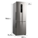 Refrigerador Electrolux DB44S 400L 2 Portas Frost Free Inverse – Platinum – 127V