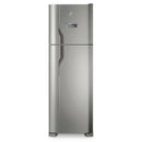 Geladeira Electrolux Frost Free 371L Turbo Congelamento Duplex Cor Inox DFX41 127V