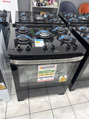 Fogão Electrolux 5 Bocas FE5GB Mesa de Vidro Preto Bivolt