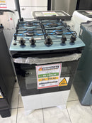 Fogão Electrolux FE4IW 4 Bocas Efficient PerfectCook VaporBake Inox Bivolt