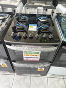 Fogão de Piso 4 Bocas Electrolux Experience FE4DG Cinza Bivolt com Mesa de Vidro