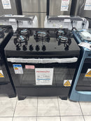 Fogão 5 Bocas Dako Magister Mesa de Vidro Automático Preto Bivolt