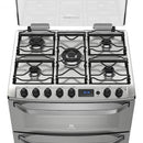 Fogão Electrolux 5 Bocas 76DXR Inox com 2 Cavidades – BIVOLT