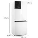 Geladeira Electrolux Frost Free Inverter 480L Efficient AutoSense 3 Portas Branca IM7 - 127V