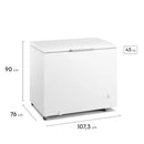 Freezer Horizontal Electrolux Cycle Defrost 314L Inverter Uma Porta HI330 - 127V