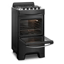 Fogão CONTINENTAL FC4LP 4 bocas automático - preto BIVOLT